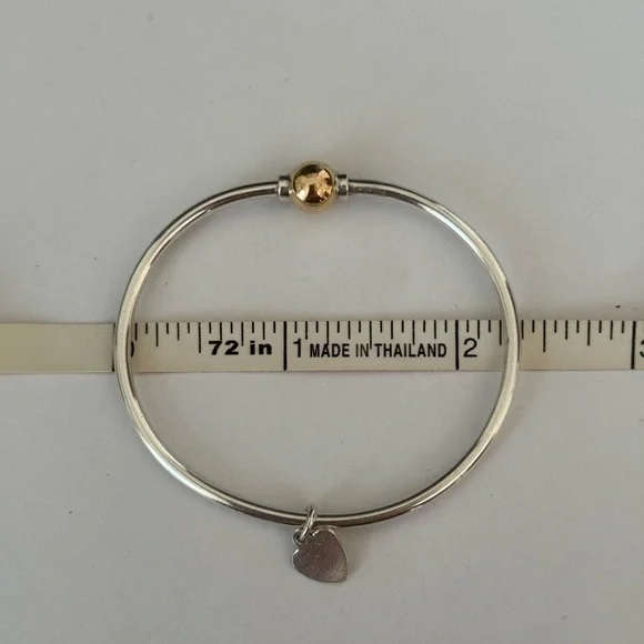 Eden Hand Arts Screwball 14K & Sterling Silver Bracelet - Picture 3 of 5